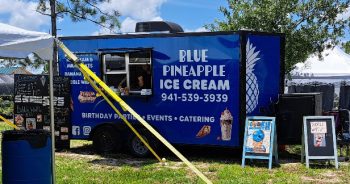 Blue Pineapple Truck